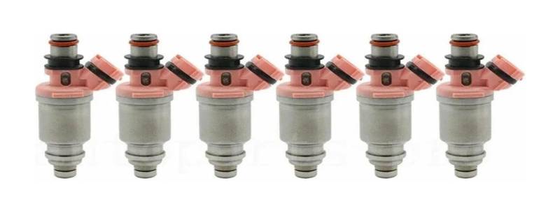 Einspritzventil Kraftstoffinjektor Für T&oyota Für Land Cruiser 1FZ-FE FZJ70 FZJ75 FZJ80 Motor Teile 1/6 Stücke Kraftstoff Injektor 23250-74080 2325074080 23209-74080 2320974080(6 Pcs) von QMTVFSRH