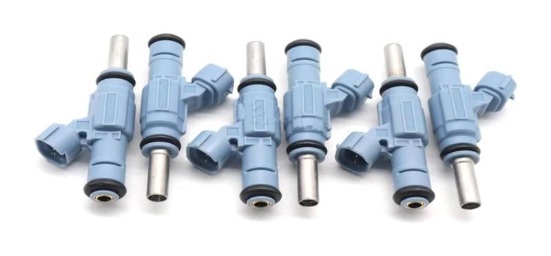 Einspritzventil Kraftstoffinjektor Für VW Für B&eetle Für G&olf Für Sharan Für T&OUAREG 2002-2007 0280157012 4G1838 022906031J Auto Kraftstoff Injektor Auspuff(6PCS) von QMTVFSRH