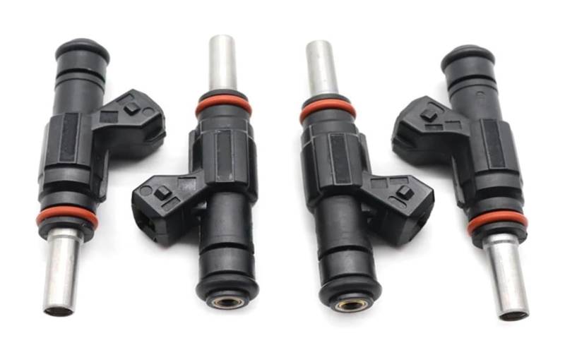 Einspritzventil Kraftstoffinjektor Für VW Für J&etta Für G&olf 1,8 L Turbo 3,2 L V6 2004 2005 2006 Motor Teile 0280155897 06A906031S 4 Teile/Satz Auto Kraftstoff Injektor Düse von QMTVFSRH