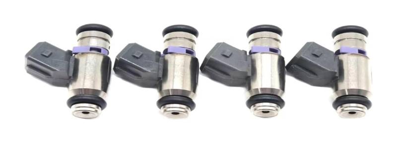 Einspritzventil Kraftstoffinjektor Für VW Für Polo Für Derby 1.8L 2005-2011 Auto 3 Löcher Kraftstoff Injektor Düse IWP 158 46791211 INJ543 501.031.02 IWP158 Auspuff(4pcs) von QMTVFSRH