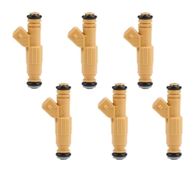 Einspritzventil Kraftstoffinjektor Für Volvo S70 V70 S90 V90 850 960 Motorteile 0280155746 FJ583 0280155702 6 Stück Einspritzdüsen von QMTVFSRH