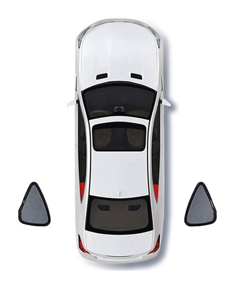 Sonnenschutz Auto Seitenscheibe Für Ford Für Everest II U375/UA Facelift Vollständige Abdeckung Sonnenschutz Auto Seitenfenster Vorne Hinten UV-Strahlen Sichtschutz XATHKJOE(2pcs Triangular) von QMTVFSRH