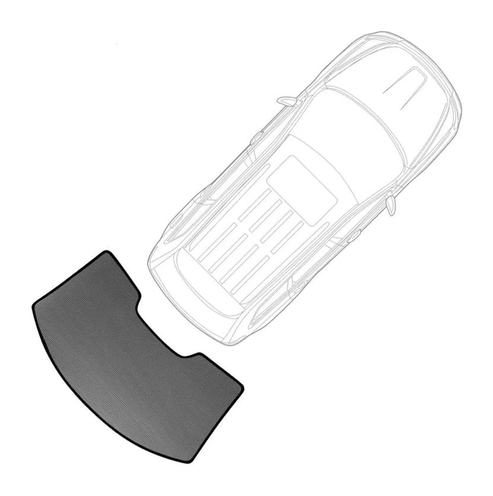 Sonnenschutz Auto Seitenscheibe Für Hyundai Für Elantra Für Avante CN7 2021-2024 Magnetischer Auto-Sonnenschutz Für Die Frontscheibe Vorhang Für Die Hintere Seitenscheibe(Back Windshield) von QMTVFSRH