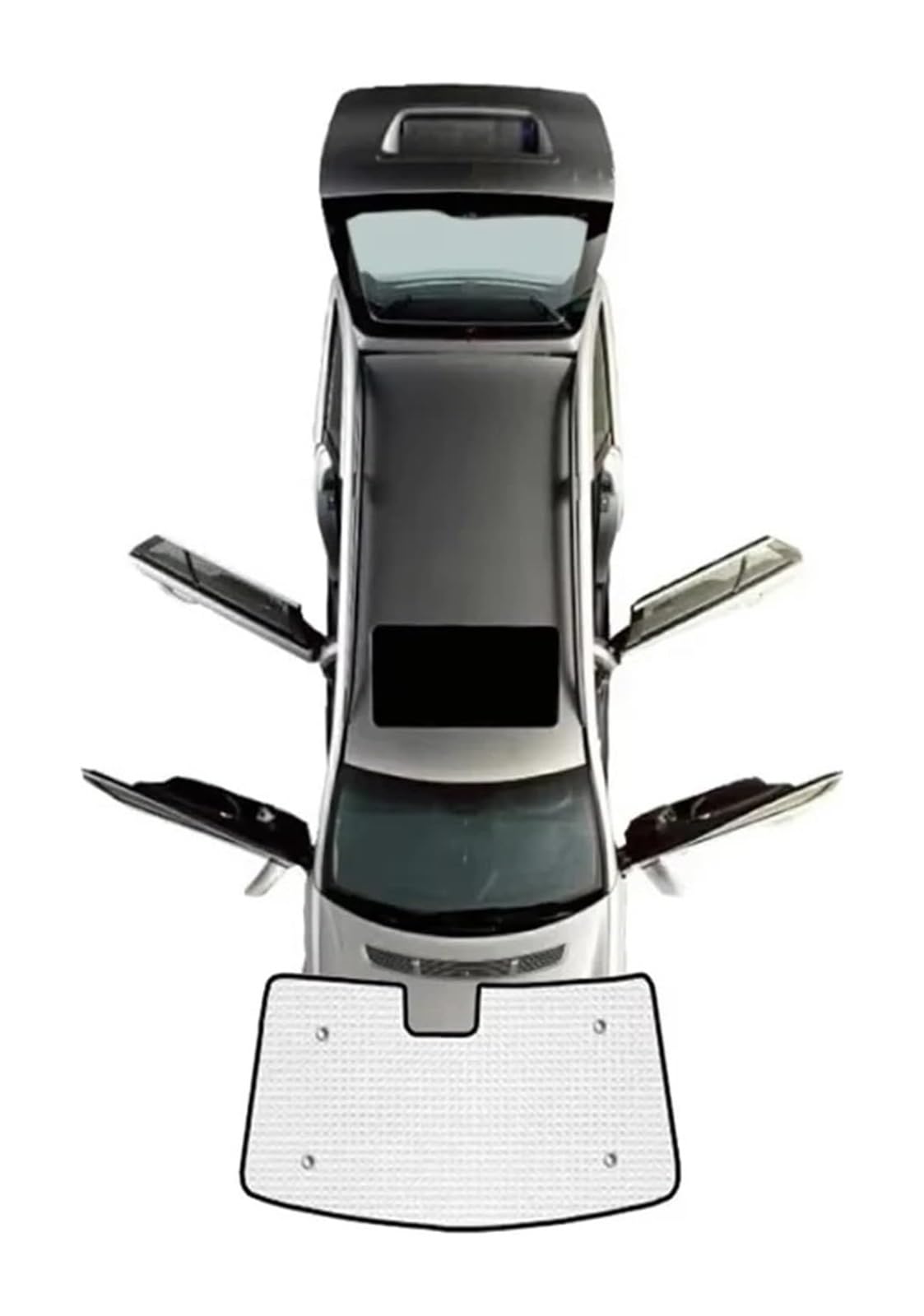 Sonnenschutz Auto Seitenscheibe Für Hyundai Für Tucson NX4 2020-2024 Autofenster-Sonnenschutz Anti-UV-Visiere Abdeckungen Innenteile Schattierungen(Front Windshield) von QMTVFSRH