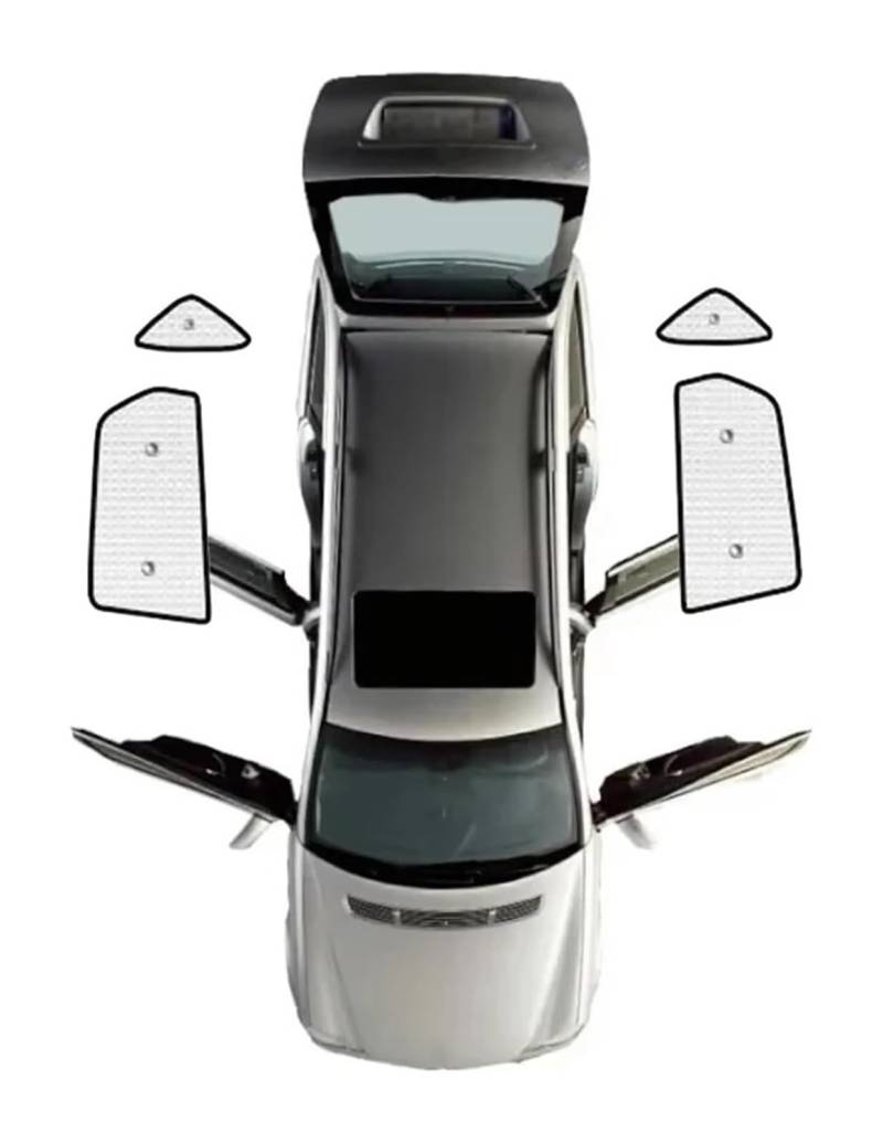 Sonnenschutz Auto Seitenscheibe Für Hyundai Für Tucson NX4 2020-2024 Autofenster-Sonnenschutz Anti-UV-Visiere Abdeckungen Innenteile Schattierungen(Rear Window) von QMTVFSRH