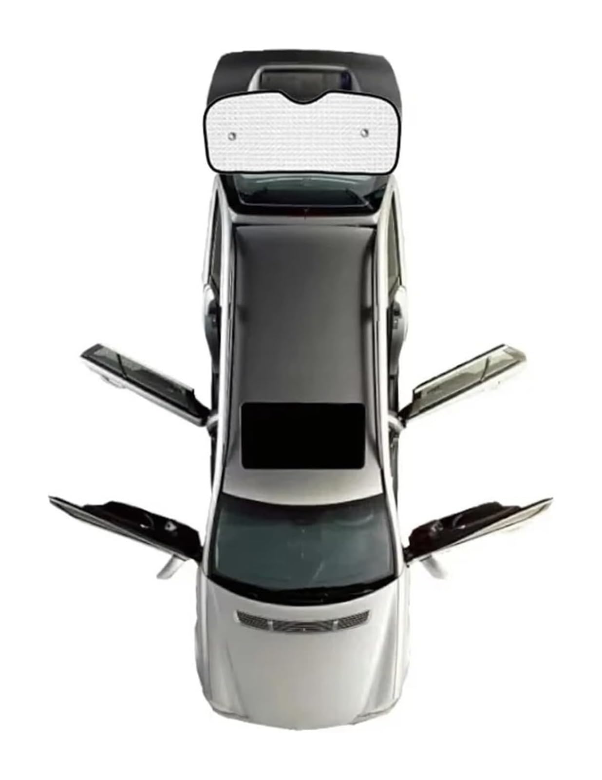 Sonnenschutz Auto Seitenscheibe Für Hyundai Für Tucson NX4 2020-2024 Autofenster-Sonnenschutz Anti-UV-Visiere Deckt Innenteile Shades Sun(Rear Windshield) von QMTVFSRH