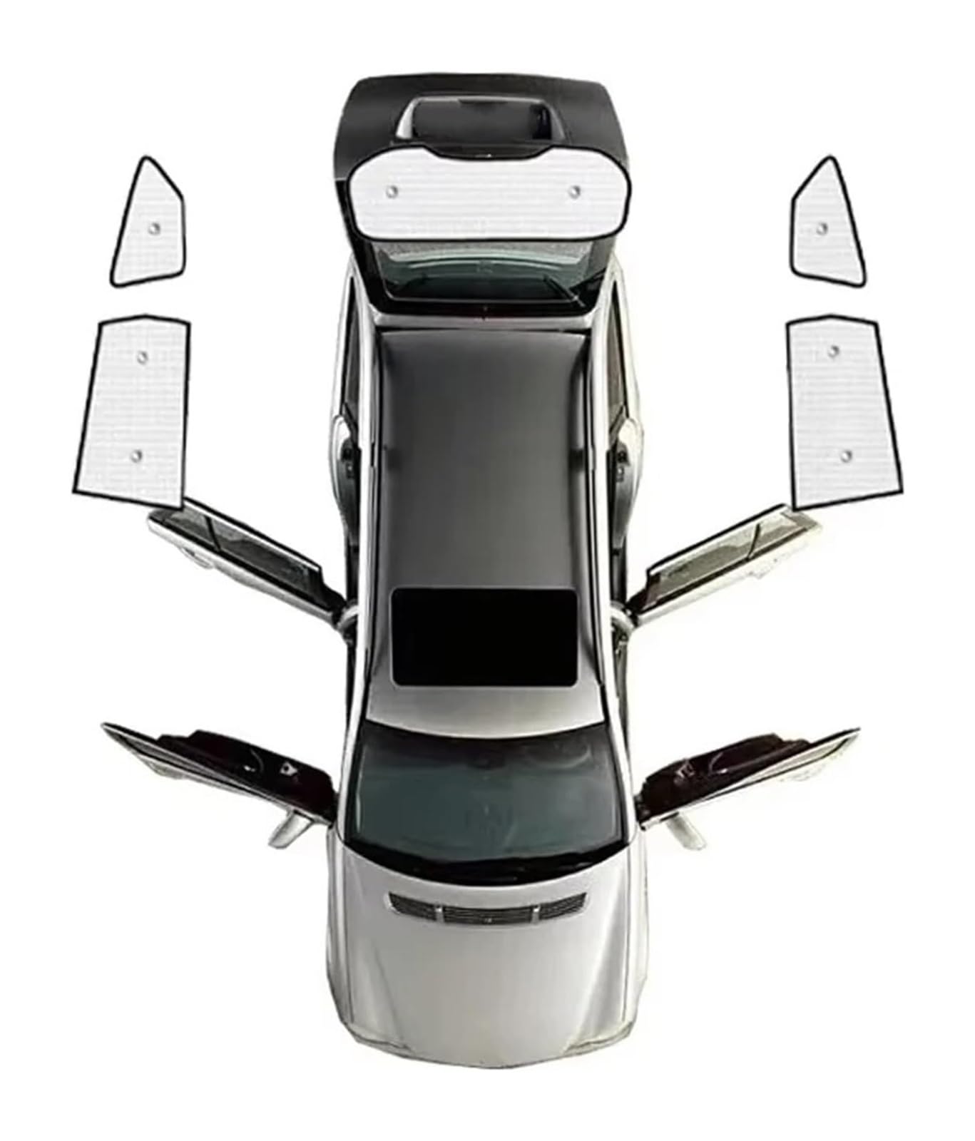 Sonnenschutz Auto Seitenscheibe Für Kuga Für MK2 Für Escape 2012~2019 Autofenster-Sonnenschutz Anti-UV-Visierabdeckungen Innenteile(Rear Sunshades) von QMTVFSRH