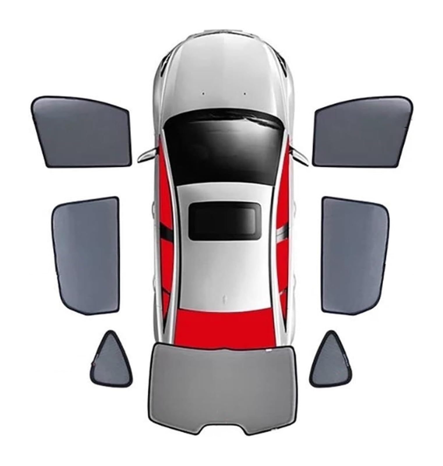 Sonnenschutz Auto Seitenscheibe Für L&EXUS NX AZ20 450H 2022 2023 2024 Auto-Sonnenschutzschild Frontscheiben-Netzvorhang Rückseite Babyfenster Sonnenschutz Visier(7PCS) von QMTVFSRH
