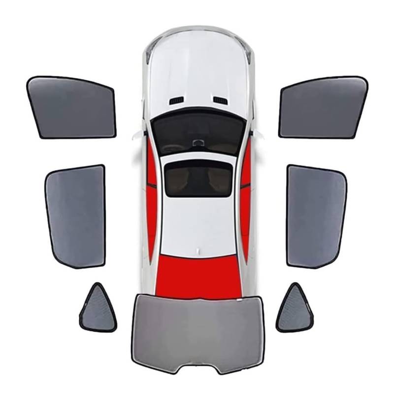 Sonnenschutz Auto Seitenscheibe Für MG Astor 2021 Vollständige Abdeckung Sonnenschutz Auto Seitenfenster Vorne Hinten UV-Strahlen Sichtschutz 7Pcs-wholecar(7pcs-wholecar) von QMTVFSRH
