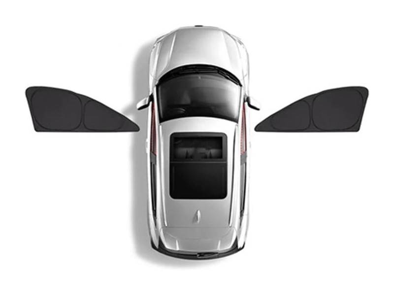 Sonnenschutz Auto Seitenscheibe Für MG ZS SUV 2017-2024 Vollständige Abdeckung Auto-Sonnenschutzvisier Frontscheibenrahmenvorhang Baby-Sonnenschutz Für Die Rückseite Des Seitenfensters(2PCS Front Wind von QMTVFSRH