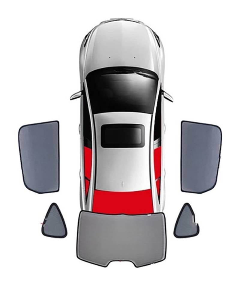 Sonnenschutz Auto Seitenscheibe Für Mercedes Für B&ENZ GLE W167 300 2018-2022 Auto Vorne Hinten Windschutzscheibe Seite Fenster Magnetische Sonnenschutz Visier Sonnenschirme von QMTVFSRH
