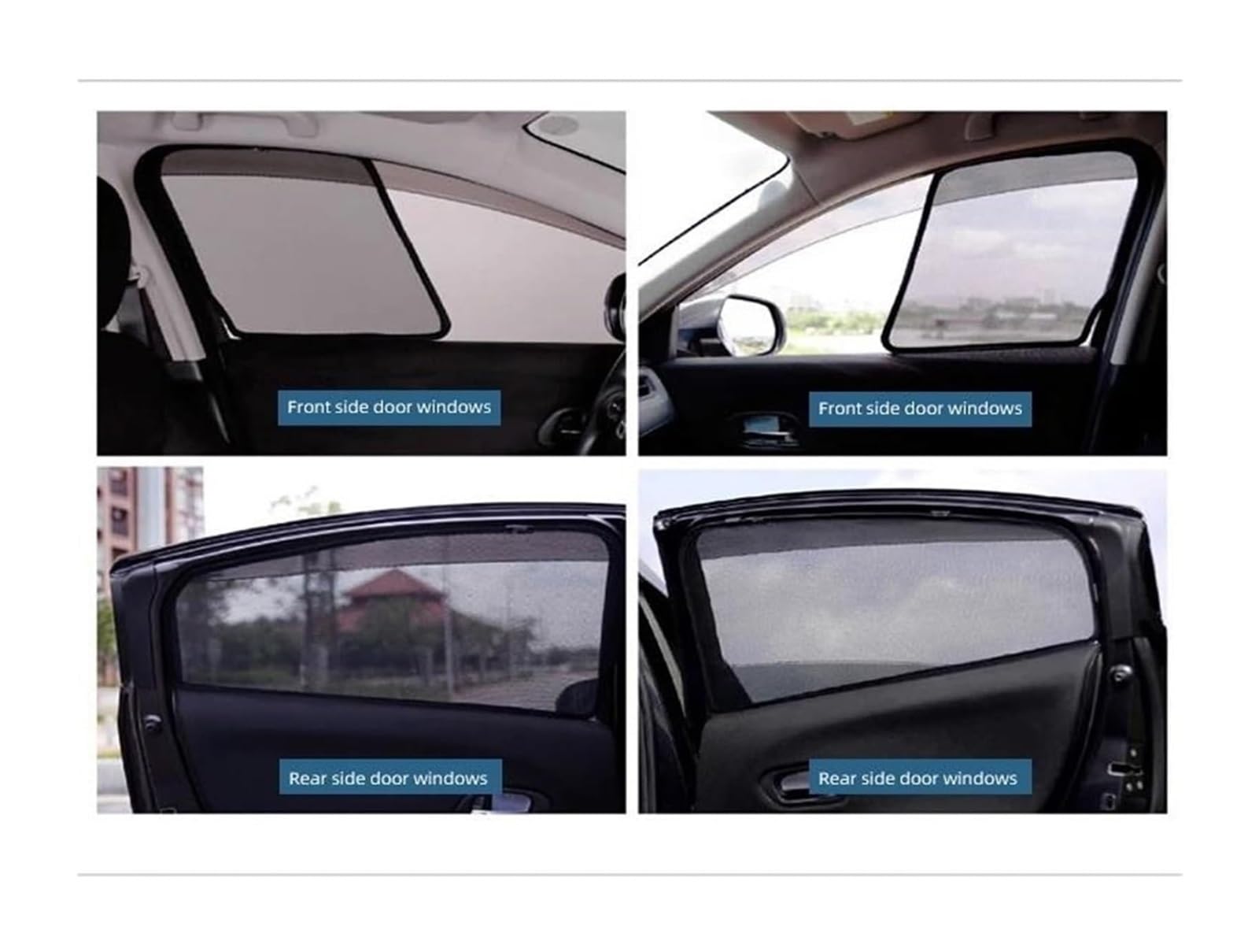 Sonnenschutz Auto Seitenscheibe Für N&issan Für X-Trail T32 2013-2020 Magnetischer Für Die Windschutzscheibe Vorhang Für Baby-Sonnenschutz Für Die Hintere Seitenscheibe(OneColor) von QMTVFSRH