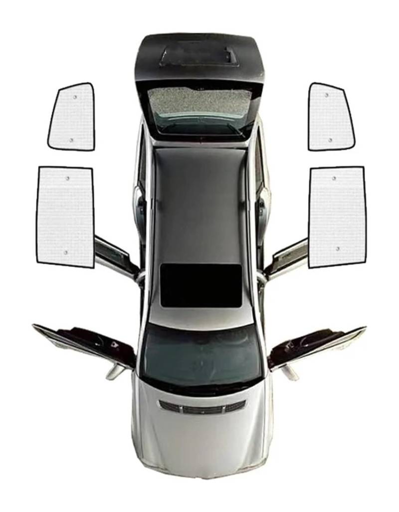 Sonnenschutz Auto Seitenscheibe Für SEAT Für Alhambra 2011~2022 Zubehör Auto Vollständige Abdeckung Sonnenschutz Fenster Anti-UV-Visiere Teile Shades(Rear Window) von QMTVFSRH