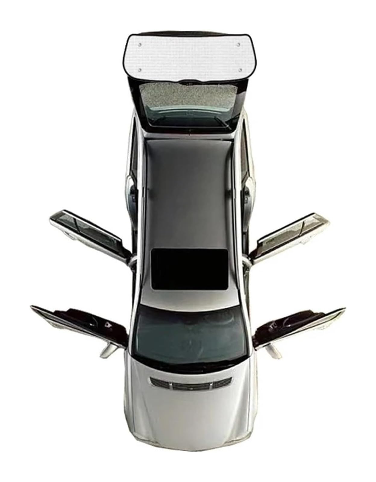 Sonnenschutz Auto Seitenscheibe Für SEAT Für Alhambra 2011~2022 Zubehör Auto Vollständige Abdeckung Sonnenschutz Fenster Anti-UV-Visiere Teile Shades(Rear Windshield) von QMTVFSRH
