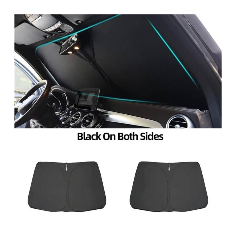 Sonnenschutz Auto Seitenscheibe Für Subaru Für Outback BT 2021-2024 Auto-Sonnenschutzvisier Frontscheibenvorhang Rückseite Babyfenster Sonnenschutzschild Fensterblenden(2PCS Rear) von QMTVFSRH