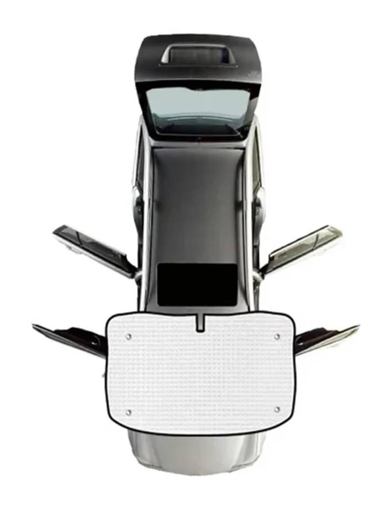 Sonnenschutz Auto Seitenscheibe Für Transit Für Custom L2H2 L1H1 2012~2021 Camper Visier Sonnenschutz Anti-UV Sonnenschutzrollos Innenteile Autofensterrollos Schatten Sonnenschirme(Front Windshield) von QMTVFSRH