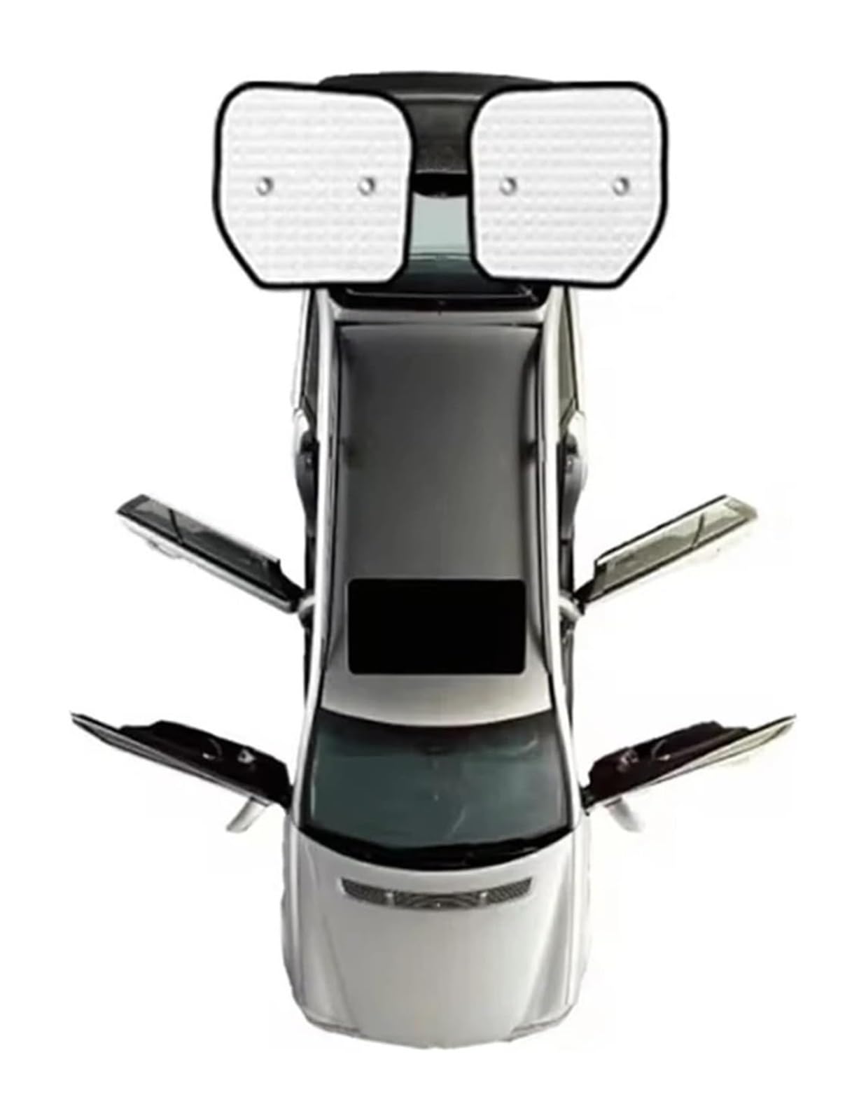 Sonnenschutz Auto Seitenscheibe Für Transit Für Custom L2H2 L1H1 2012~2021 Camper Visier Sonnenschutz Anti-UV Sonnenschutzrollos Innenteile Autofensterrollos Schatten Sonnenschirme(Rear Windshield) von QMTVFSRH
