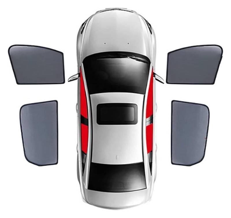 Sonnenschutz Auto Seitenscheibe Für VW Für p&assat B7 2010 2011 2012 2013 2014 Auto Vorne Hinten Windschutzscheibe Seite Fenster Sonnenschutz Visier Sonnenschirme von QMTVFSRH