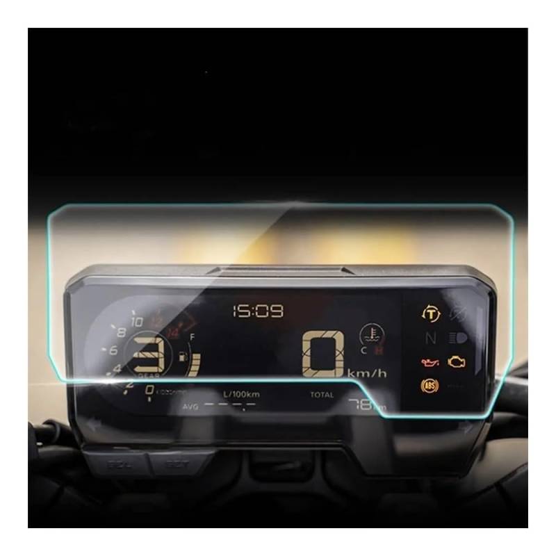 Motorrad Displayschutzfolie Tachoschutzfolie Für Ho&nda CB650R CBR650R CBR500R CB500F CB500X 2019 2020 2021 Dashboard-Displayschutzfolie Cluster Scratch-Screen-Schutzfolie von QNDRZHGDT