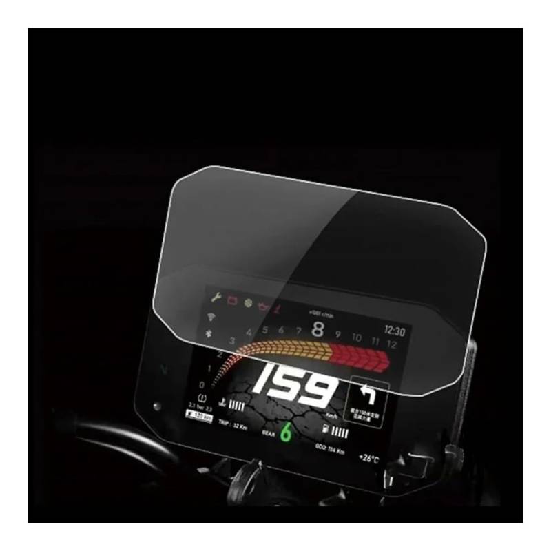 Motorrad Displayschutzfolie Tachoschutzfolie Motorrad Tacho Cluster Scratch PVC Schutz Film Dashboard Screen Protector Zubehör Für Voge 500AC 500 AC von QNDRZHGDT