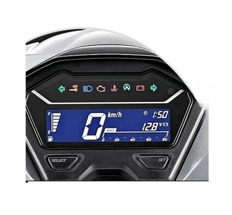 Motorrad Displayschutzfolie Tachoschutzfolie Motorrad Tacho Instrument Dashboard Cluster Scratch PVC Schutz Film Screen Protector Für Ho&nda Click 125i 2018-2024 von QNDRZHGDT