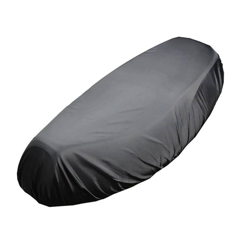 Motorrad-Regensitzbezug, Universeller Flexibler Wasserdichter Sattelbezug, Schwarz, 210D, Staub-, UV-, Sonnenschutz, Zubehör von QNDRZHGDT