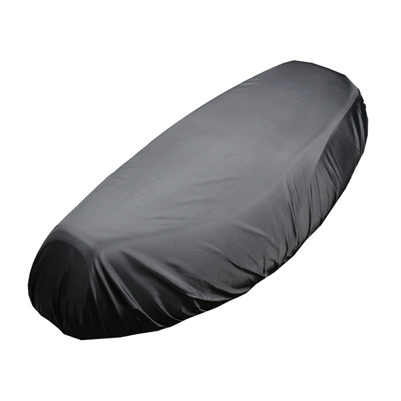 Motorrad-Regensitzbezug, Universeller Flexibler Wasserdichter Sattelbezug, Schwarz, 210D, Staub-, UV-, Sonnenschutz, Zubehör von QNDRZHGDT