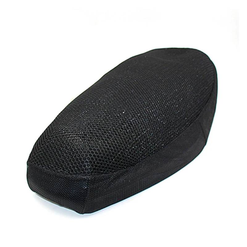 Sommer Cool 3D Mesh Motorrad Sitzbezug Atmungsaktiv Sonnenschutz Motorrad Roller Sitzbezüge Kissen von QNDRZHGDT