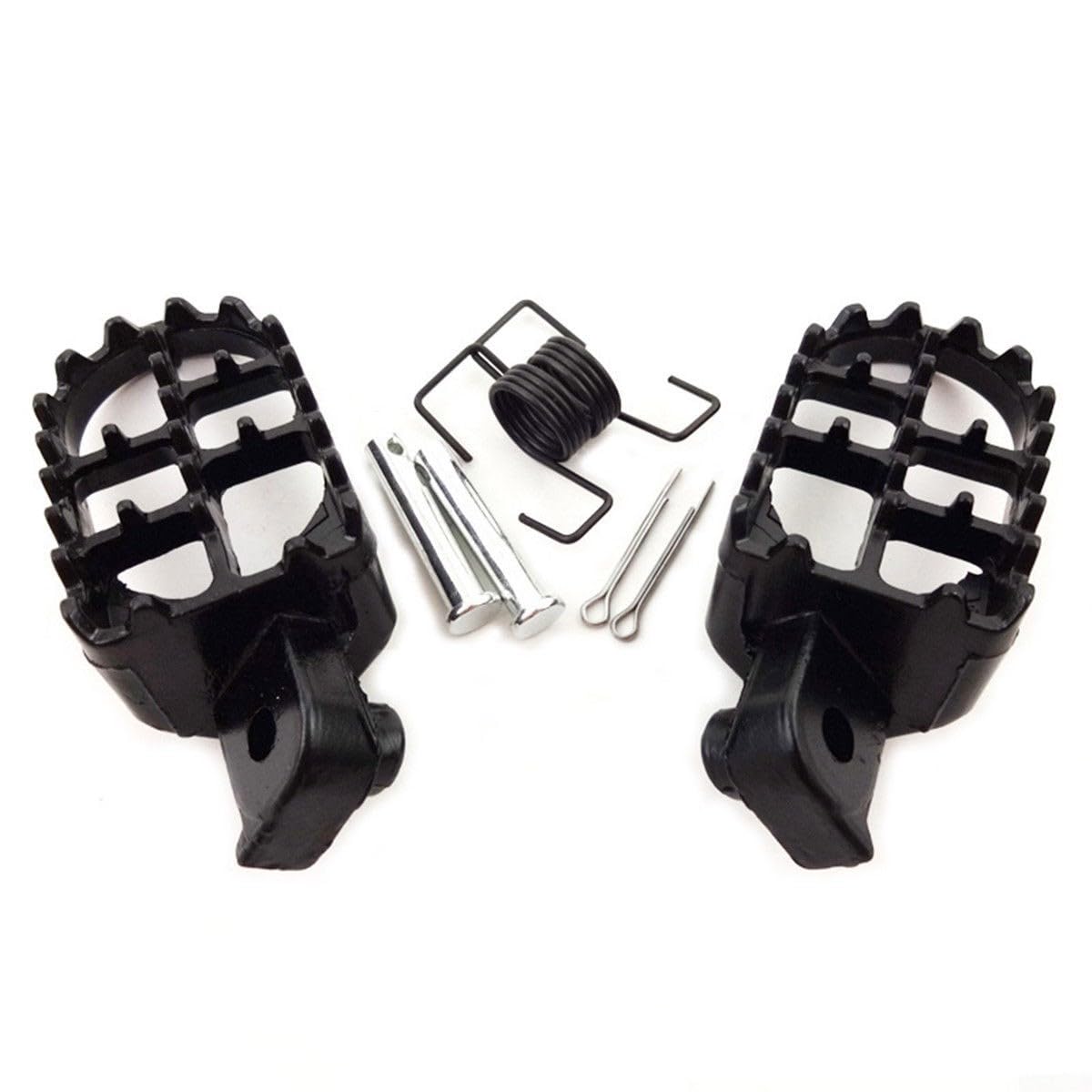 Aluminium-Motocross-Fußstützen-Set, 1 Paar stabile Pedale, passend für mehrere Dirtbike-Modelle, einschließlich TW200, CRF und PX Serie Aluminium-Motocross-Fußstützen-Set, 1 Paar stabile Pedale, passend für mehrere Dirtbike-Modelle, einschließlich TW200, CRF und PX Serie von QOXEZY