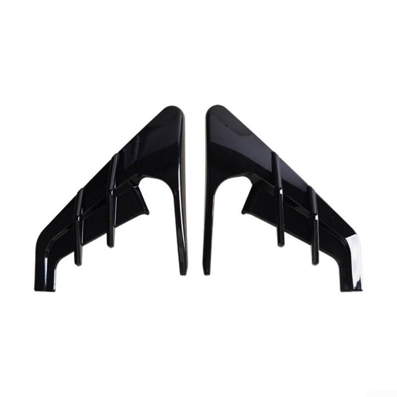 Auto Seitenkamera Blinker Schutz Abdeckung Zierleiste für Tesla für Modell 3/Y 2 Stück (Glänzend Schwarz) von QOXEZY