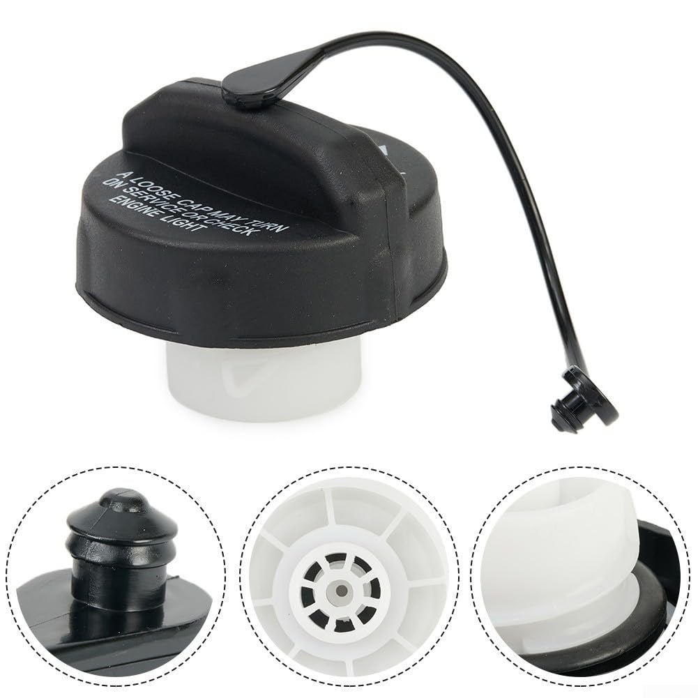 Festgebundener Tankdeckel, kompatibel mit Select For Jeep-Fahrzeugen, schnelle Installation und zuverlässige PerFor Formance Festgebundener Tankdeckel, kompatibel mit Select For Jeep-Fahrzeugen, schnelle Installation und zuverlässige PerFor Formance von QOXEZY