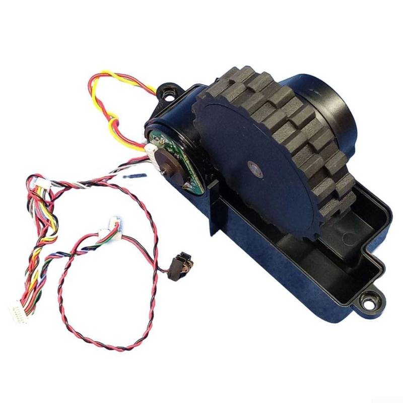 Linke und rechte Radmontage, kompatibel mit WYZE Roboter-Staubsauger WVCR200S, einfach zu ersetzen (linkes Rad) von QOXEZY