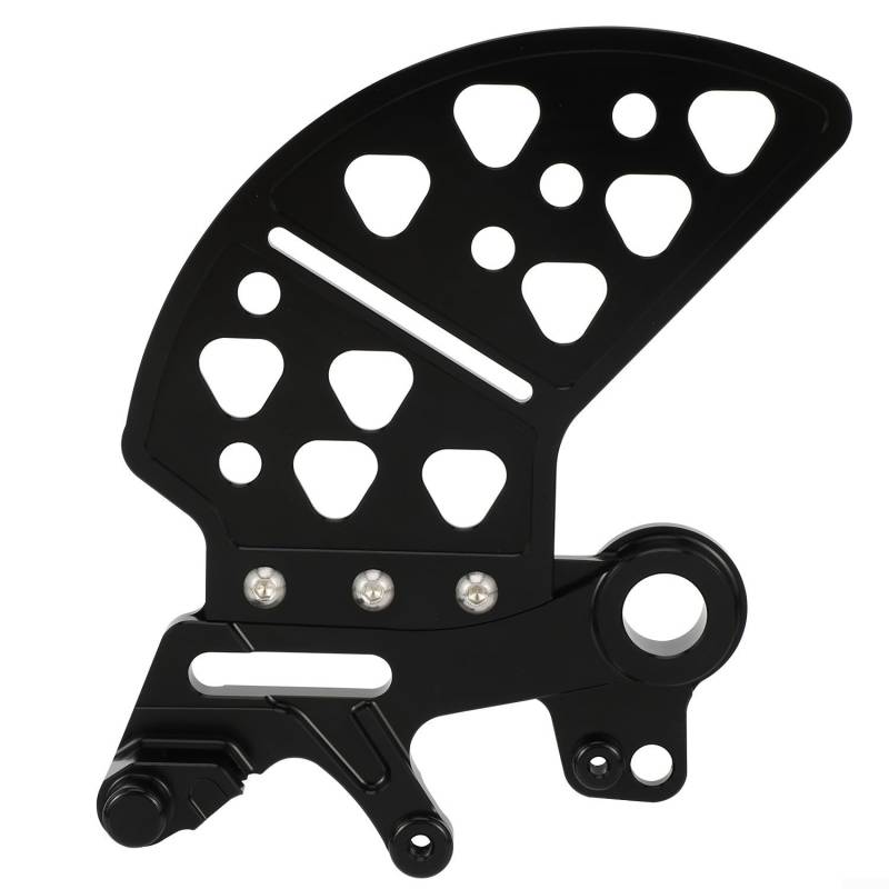Schützender CNC-Hinterradbremsscheibenschutz in 6061 Aluminiumlegierung für Surron für UltraBee Offroad-Fahren (schwarz) von QOXEZY