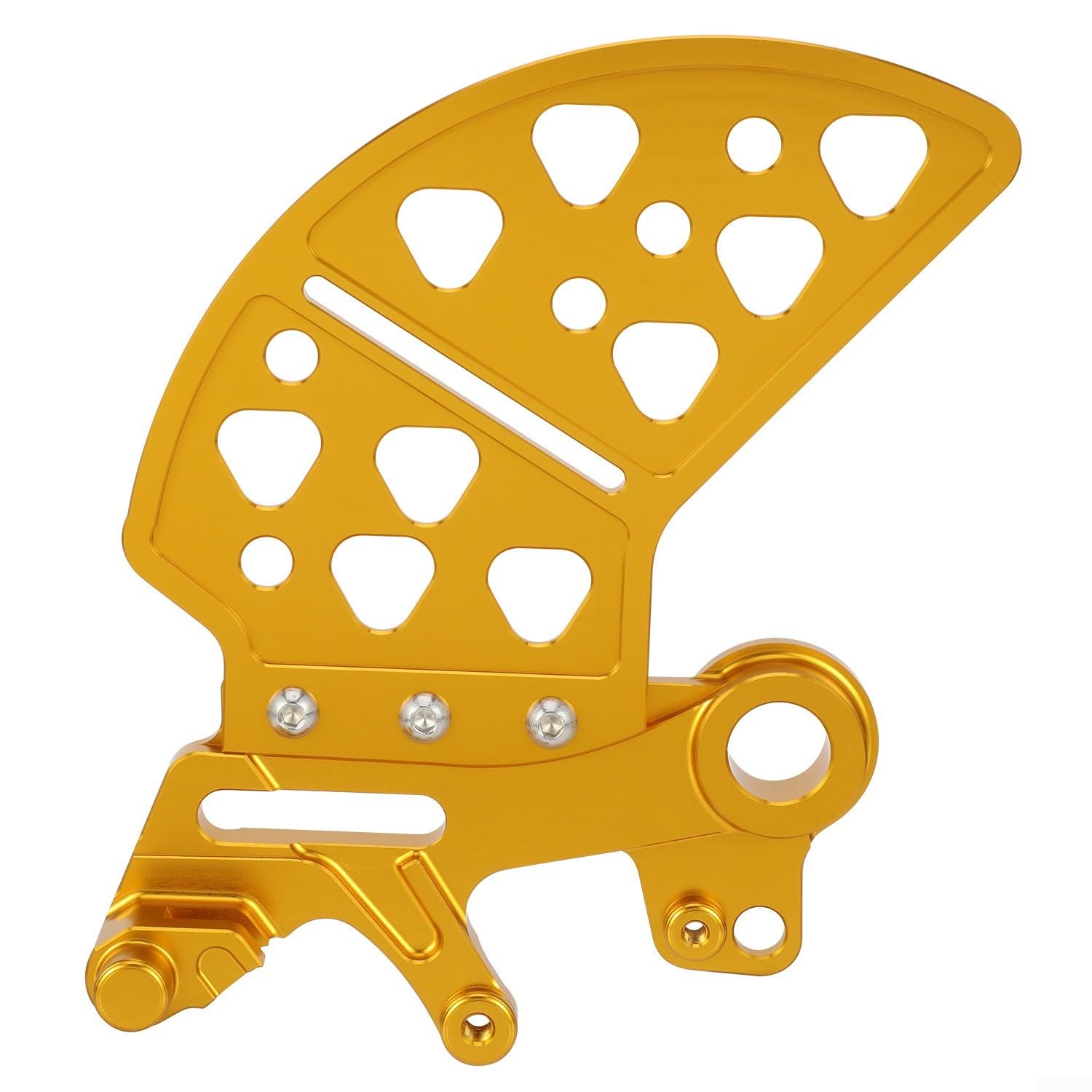 Schützender CNC-Hinterradbremsscheibenschutz in 6061 Aluminiumlegierung für Surron für UltraBee Offroad-Reiten (Golden) von QOXEZY