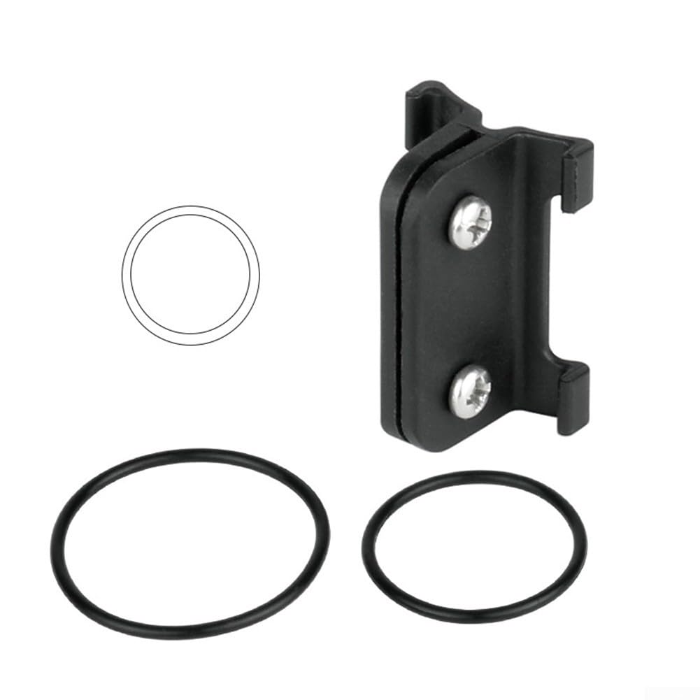 Secure Race Kennzeichenhalter Clip, V-Clip oder runder Clip, PVC-Material (kreisförmiger Clip) von QOXEZY