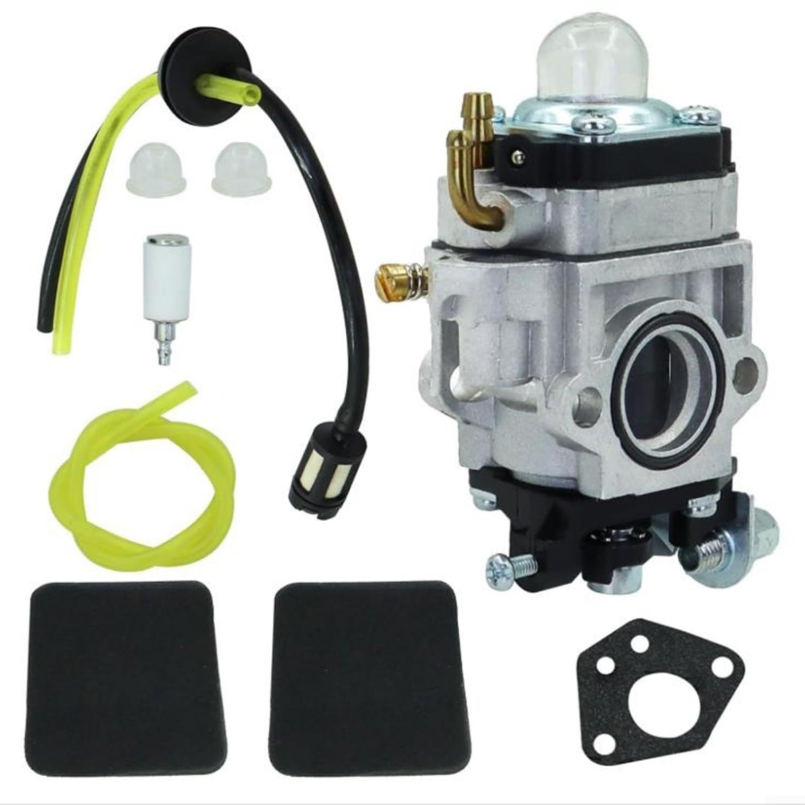 Trimmer-Motorvergaser 56257 57341 52cc Kit mit Kabelbaum, Luftfilter für Kettensägenzubehör, Outdoor-Elektrogeräte, Hof, Gartengeräte Trimmer-Motorvergaser 56257 57341 52cc Kit mit Kabelbaum, Luftfilter für Kettensägenzubehör, Outdoor-Elektrogeräte, Hof, Gartengeräte von QOXEZY