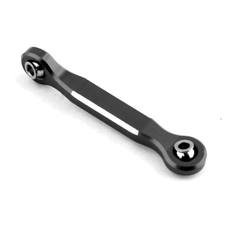 1/5 Aluminiumlegierung vorne und hinten Schwingenblock C Lenkbecher Upgrade-Kit für Traxxas X-MAXX Big X Metall-Zubehörteile (Tie Rod-Black) von QPAJWAKS
