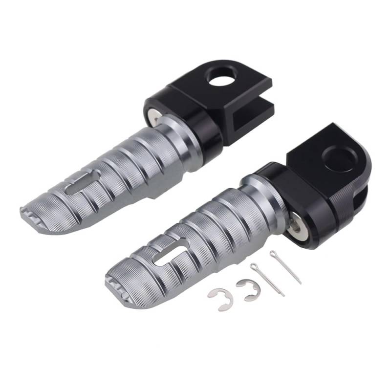 Motorrad Fußrasten für Honda CB900F 2002-2007,Fußrasten Motorrad,Fußrasten Pedale Motorrad Vorne Hinten Pedale Beifahrer Fußstützen Motorrad Fußstütze Pedal,A Titanium von QPDDFG