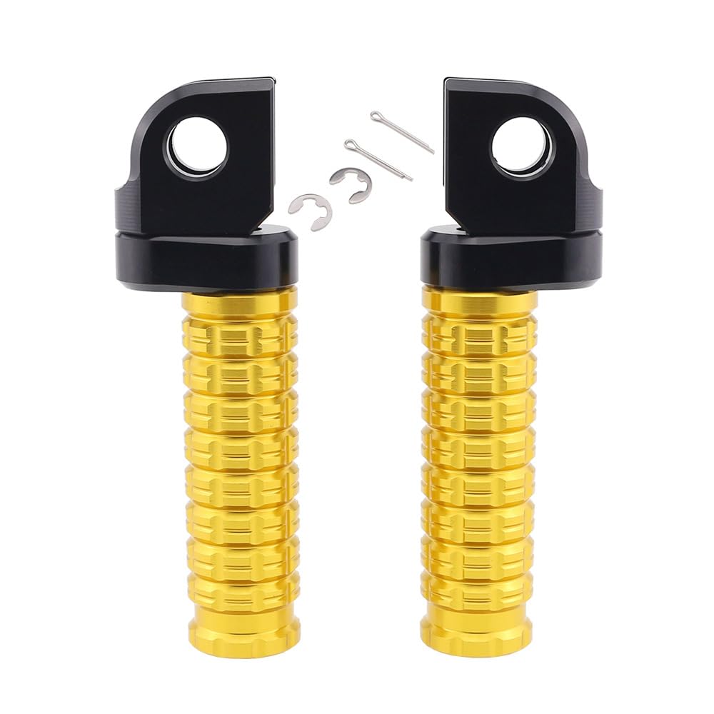 Motorrad Fußrasten für Honda MSX125/GROM125 2014-2021,Fußrasten Motorrad,Fußrasten Pedale Motorrad Vorne Hinten Pedale Beifahrer Fußstützen Motorrad Fußstütze Pedal,B Gold Motorrad Fußrasten für Honda MSX125/GROM125 2014-2021,Fußrasten Motorrad,Fußrasten Pedale Motorrad Vorne Hinten Pedale Beifahrer Fußstützen Motorrad Fußstütze Pedal,B Gold von QPDDFG