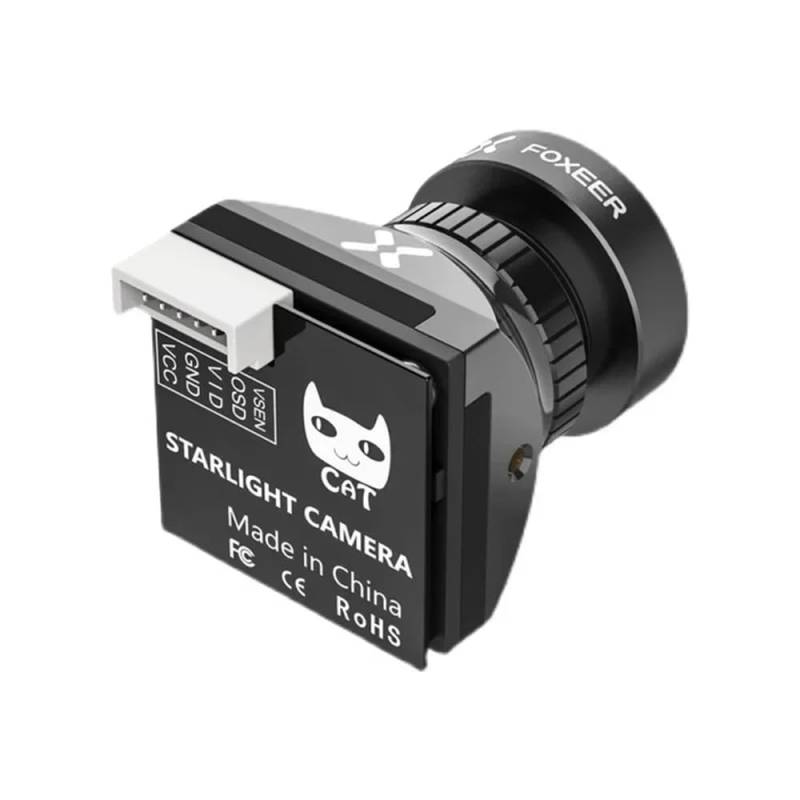 Foxeer Cat 3 UAV Professionelle Nachtsichtkamera, Standardbild, Schalter für schwaches Licht, kompatibel mit ähnlichen Geräten(CAT 3 Cat MINI Black) von QPSJXN