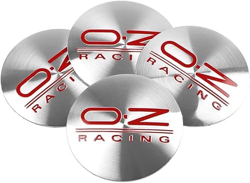 4 Stück Nabendeckel Radnabendeckel für OZ Racing 56mm, Nabenkappen mit Logo Radnabenkappen, Wasserdicht Staubdicht Anti Rost Felgendeckel, Auto Accessoires von QQLADY