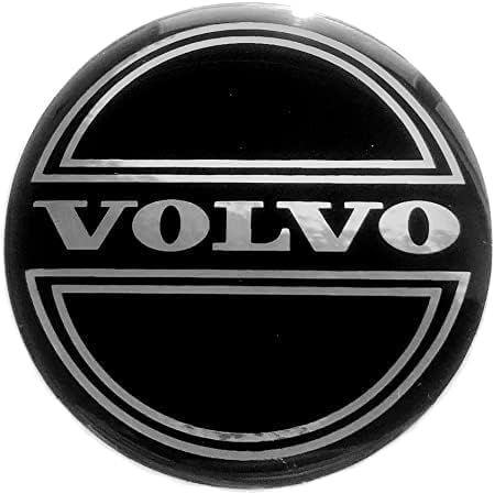 4 Stück Nabendeckel Radnabendeckel für Volvo 55mm, Nabenkappen mit Logo Radnabenkappen, Wasserdicht Staubdicht Anti Rost Felgendeckel, Auto Accessoires von QQLADY