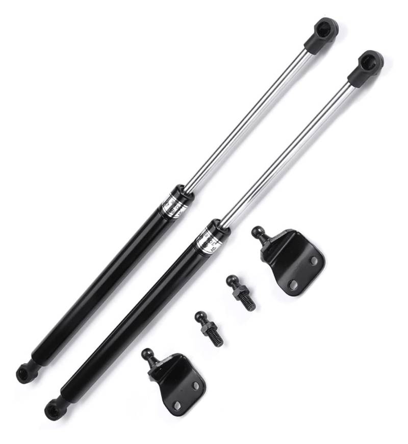 QQstore Hydraulische Gasdruckfeder 2X Universal 40cm 400mm 300N Auto Gasfeder Federbeine Frontabdeckung Motorhaube Haube Heckklappe Heckklappe Boot Shock Lift Strut Support Bar Kofferraum Gasfeder von QQstore