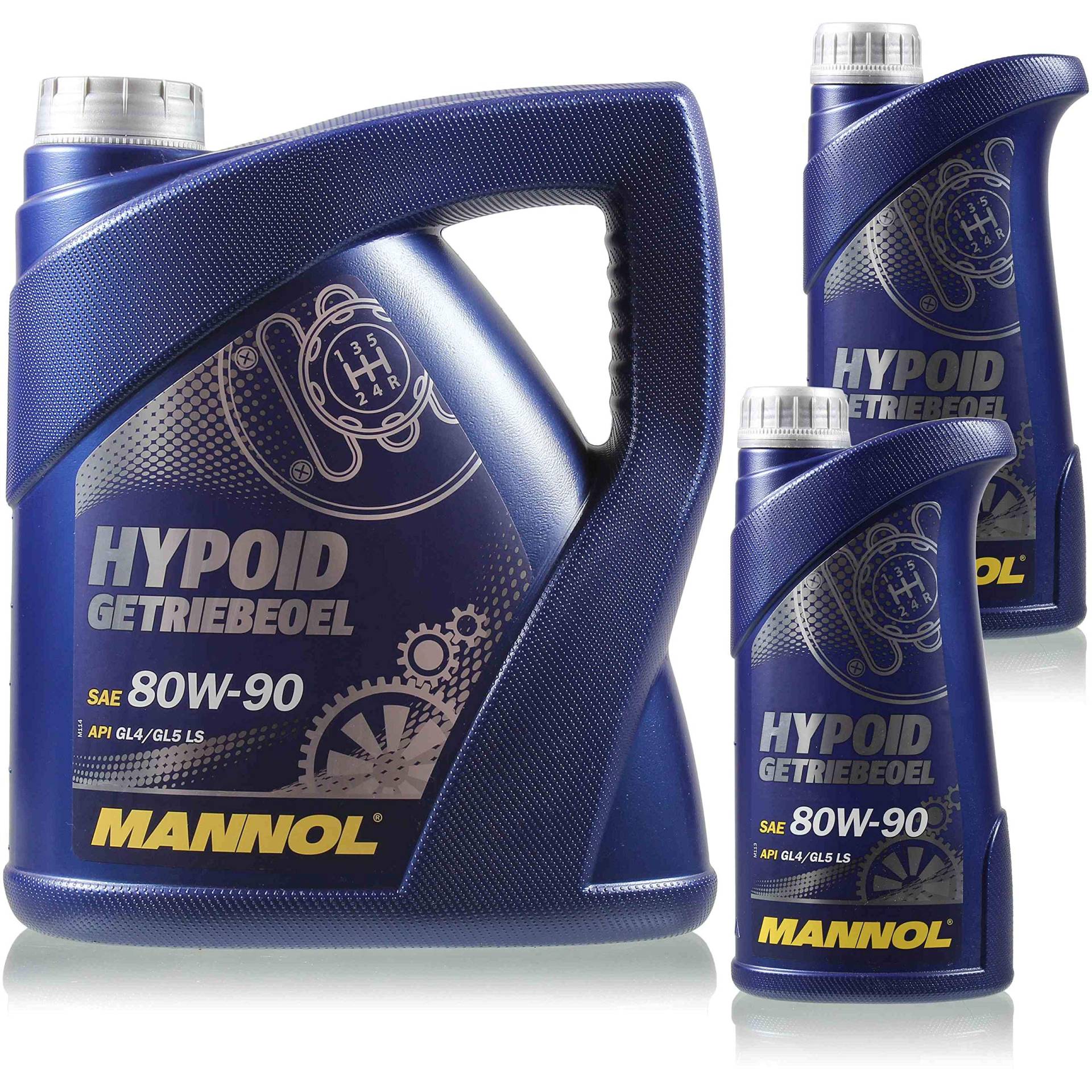 6 Liter Original MANNOL Hypoid Öl Getriebeöl 80W-90 API GL 4/GL 5 LS von Diederichs