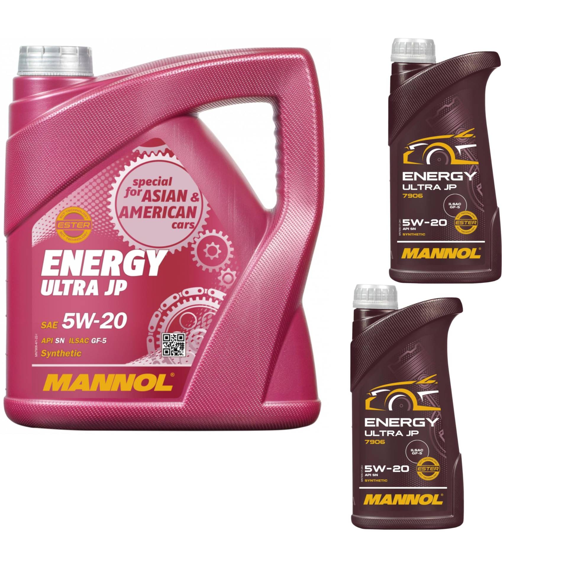 6 Liter OriginalMANNOL Motoröl Energy Ultra JP 5W-20 API SN Engine Oil Öl von Diederichs