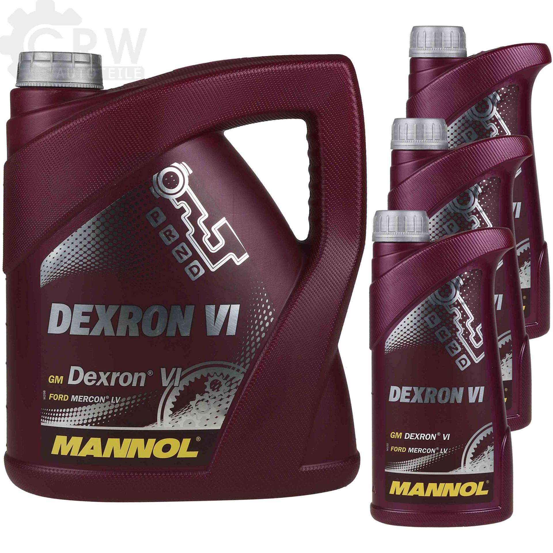 7 Liter Original MANNOL Getriebeöl Dexron VI Gear Oil Automatikgetriebeöl von Diederichs