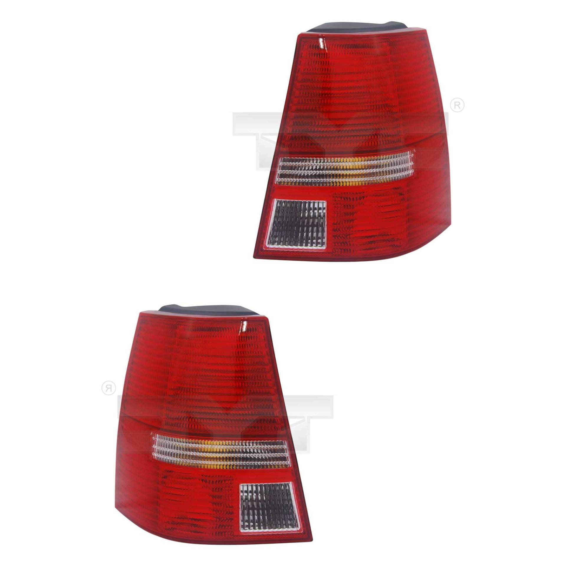 Diederichs Heckleuchten Rückleuchten Rücklicht Set rechts & links Satz für VW Bora (1J2/1J6) 10/1998-09/2005 & VW Golf IV (1J1/1J5) 08/1997-06/2006, Weißglühend, Weiß, Kunststoff, E-Typ-geprüft von Diederichs