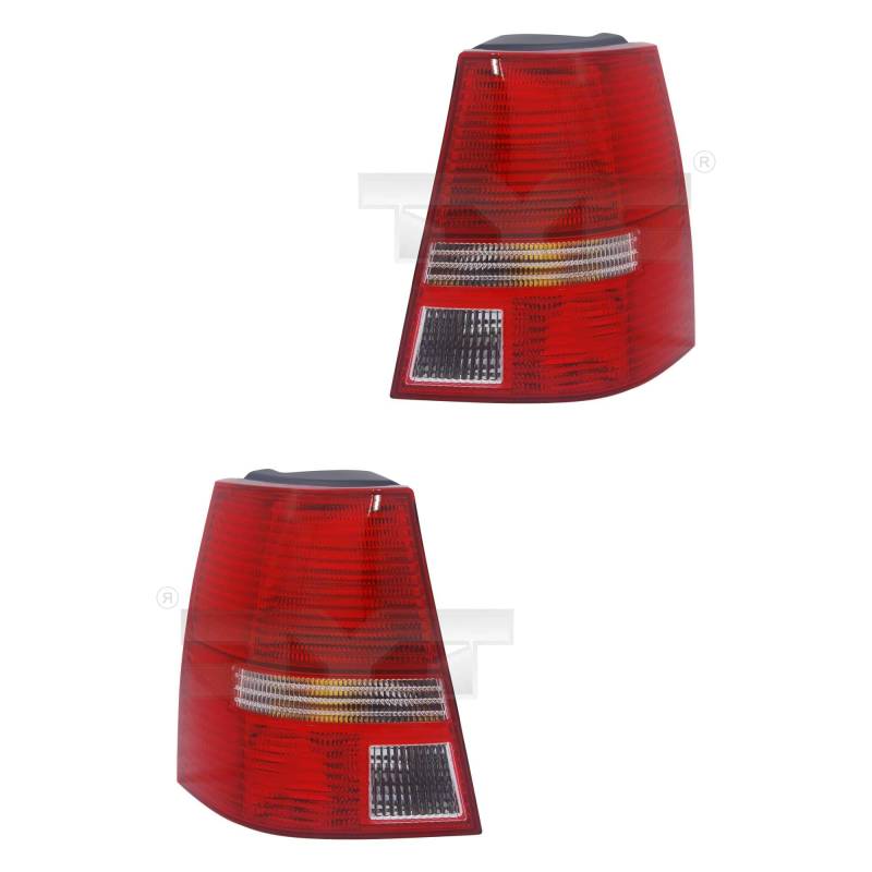 Diederichs Heckleuchten Rückleuchten Rücklicht Set rechts & links Satz für VW Bora (1J2/1J6) 10/1998-09/2005 & VW Golf IV (1J1/1J5) 08/1997-06/2006, Weißglühend, Weiß, Kunststoff, E-Typ-geprüft von Diederichs