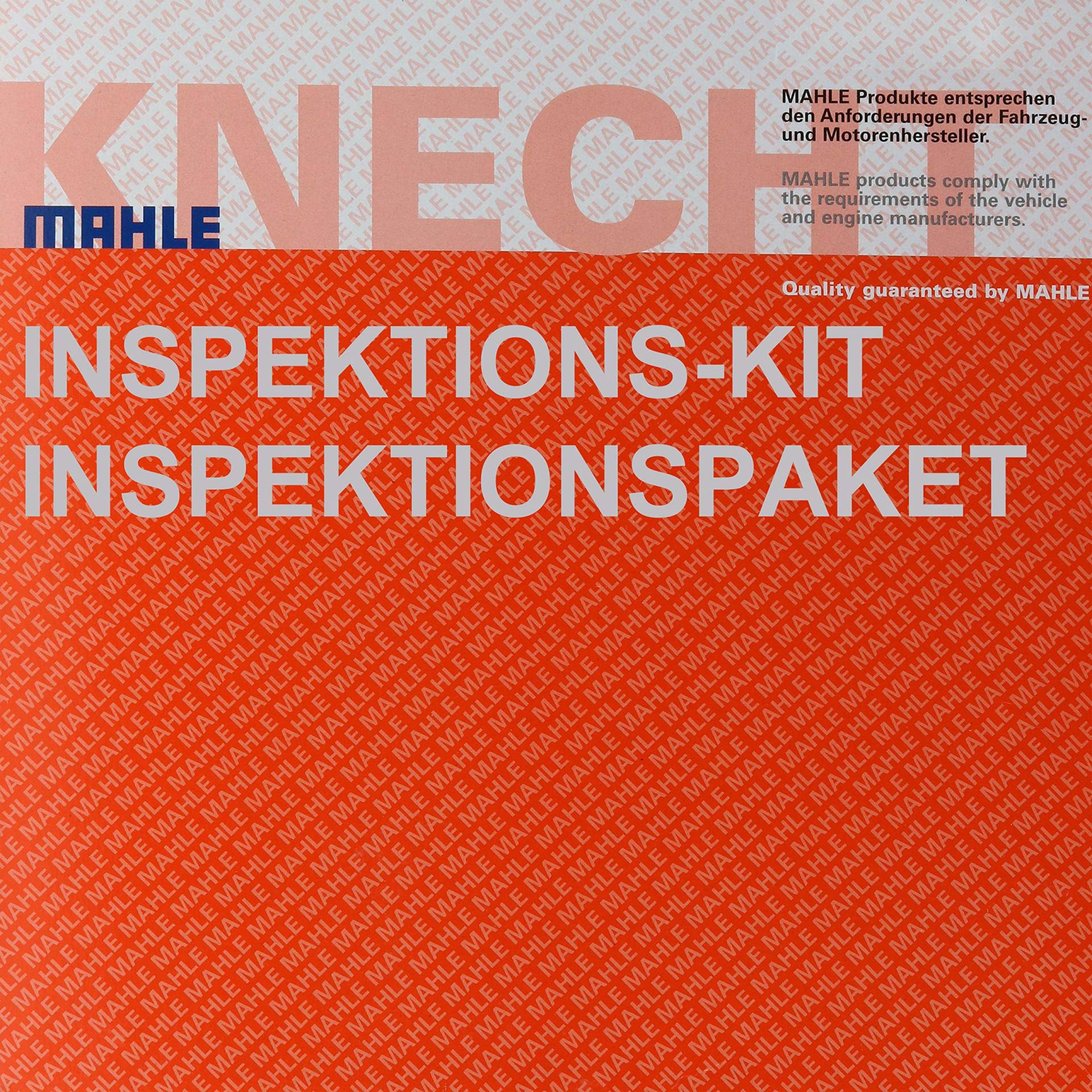 MAHLE Inspektions Set Inspektionspaket Innenraumfilter Kraftstofffilter Luftfilter Ölfilter von Diederichs
