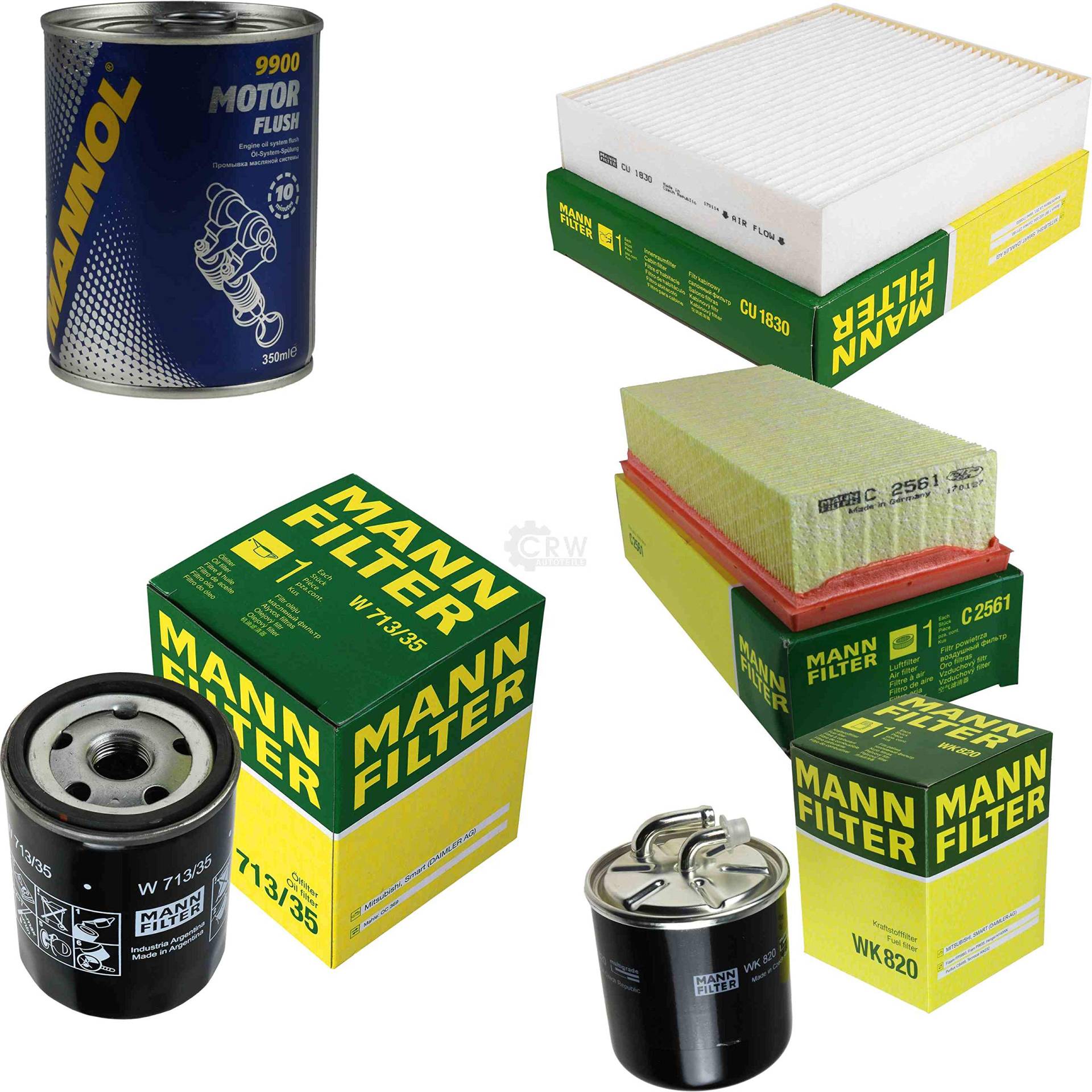 Original MANN-Filter Inspektionspaket Set SCT Motor Flush Motorspülung 11578147 von Diederichs